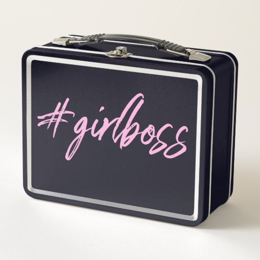 Girl Boss Lunchbox | Opbergbakje voor Make-up (Voorkant)