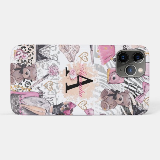 Girl Boss Luxury persoonlijk Case-Mate iPhone Case (Achterkant (horizontaal))