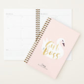 Girl Boss | Meisjes White Swan & Polka Dot Planner (Display)