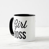 GIRL BOSS | Mok Retro Typografie (Voorkant links)