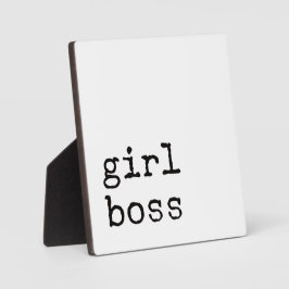Girl Boss Motivatie Kantoor Fotoplaat