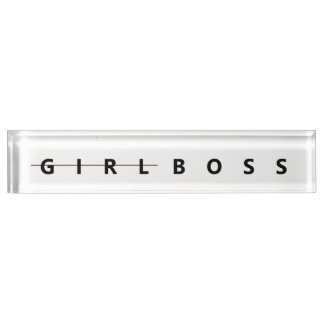 Girl Boss Name Bord Naambordje