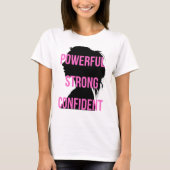 Girl Boss Pink Black T-shirt (Voorkant)