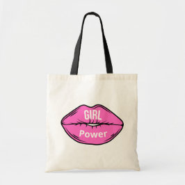 Girl Boss Pink Black Tote Bag