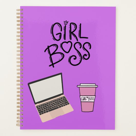 Girl Boss Planner met hardcover (Voorkant)