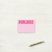 Girl Boss Post Post-it® Notes (Op bureau)