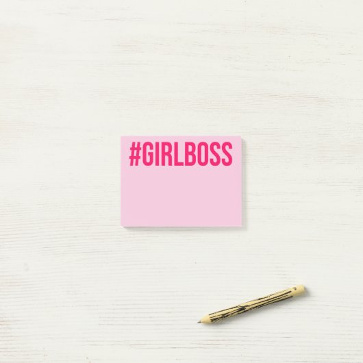 Girl Boss Post Post-it® Notes (Op bureau)