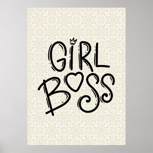 Girl Boss Poster (Voorkant)