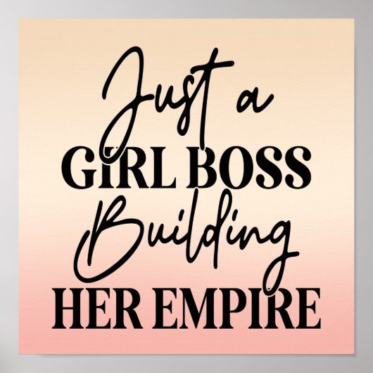 Girl Boss Poster (Voorkant)