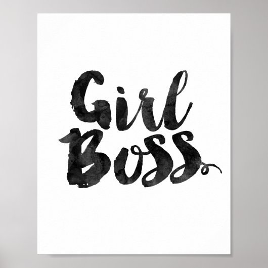 Girl Boss Poster (Voorkant)