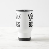GIRL BOSS | Retro Typografie Travel Mug Reisbeker (Center)