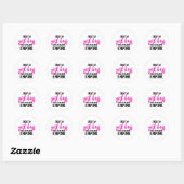 Girl Boss Ronde Sticker (Vel)