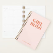 GIRL BOSS Roze Rood Rood Calligrafietoestel Planner (Display)