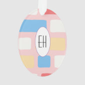 Girl Boss Typografie Monogram Initialen achteraan Ornament (achterkant)