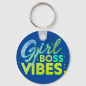 Girl Boss Vibes Sleutelhanger (Voorkant)