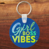 Girl Boss Vibes Sleutelhanger (Voorkant)