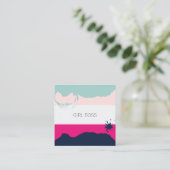 GIRL BOSS VIERKANTE VISITEKAARTJE (Staand voorkant)