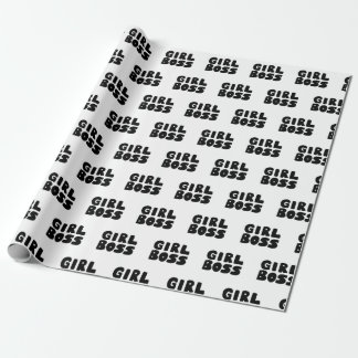 Girl Boss Wrapping Paper Cadeaupapier