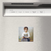 Girl, Bouguereau Magneet (Insitu (Vaatwasser))