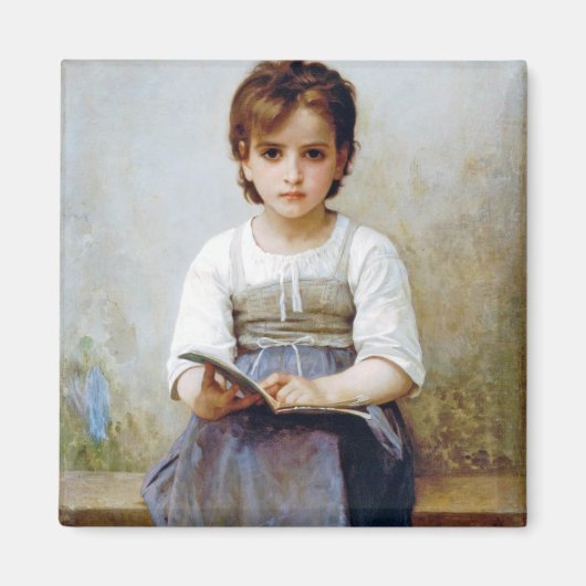 Girl, Bouguereau Magneet (Voorkant)
