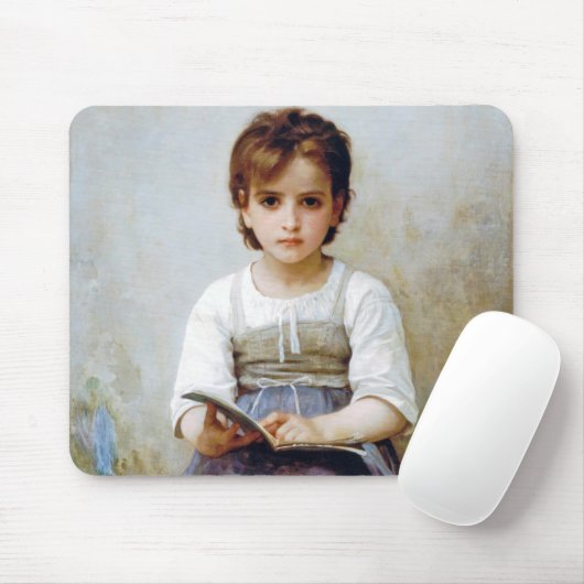 Girl, Bouguereau Muismat (Met muis)