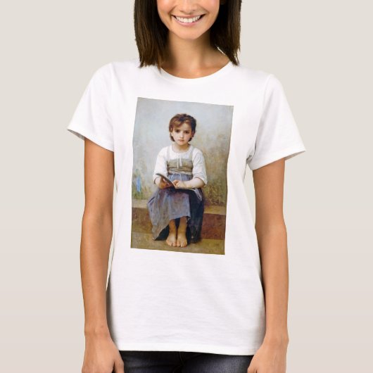 Girl, Bouguereau T-shirt (Voorkant)