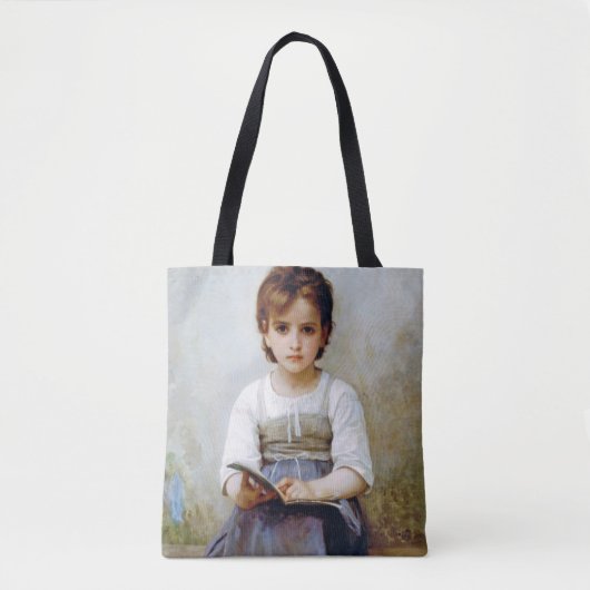 Girl, Bouguereau Tote Bag (Voorkant)