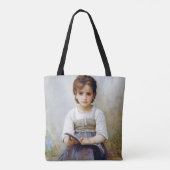 Girl, Bouguereau Tote Bag (Achterkant)