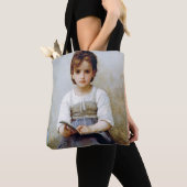 Girl, Bouguereau Tote Bag (Dichtbij)