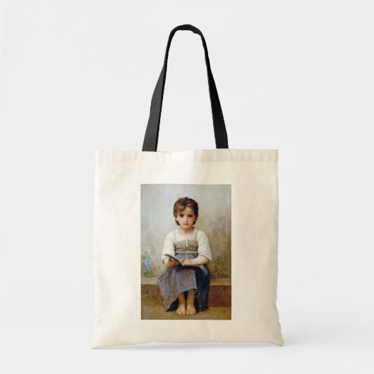 Girl, Bouguereau Tote Bag (Voorkant)