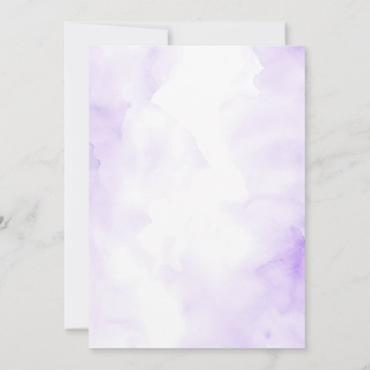 Girl Bow Paarse Herten Woodland Wild One Birthday Kaart (Achterkant)