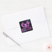 GIRL BOWHUNTER VIERKANTE STICKER (Envelop)