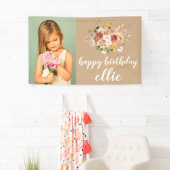 Girl Boy Birthday Wall Decoration Custom Made Spandoek (Insitu)