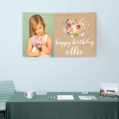 Girl Boy Birthday Wall Decoration Custom Made Spandoek (Beurs)