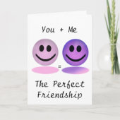 Girl+Boy Perfect Friendship Card Kaart (Voorkant)