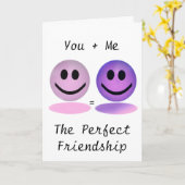 Girl+Boy Perfect Friendship Card Kaart (Gele Bloem)