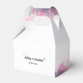 Girl Boy Twins Baby shower Favoriet Box Bedankdoosjes (Achterkant)