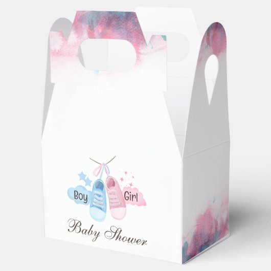 Girl Boy Twins Baby shower Favoriet Box Bedankdoosjes (Geopend)