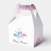 Girl Boy Twins Baby shower Favoriet Box Bedankdoosjes (Voorkant Zijde)