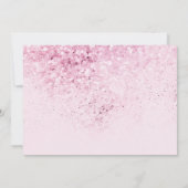 Girl Butterfly Theme 1st Birthday Party Bedankkaart (Achterkant)