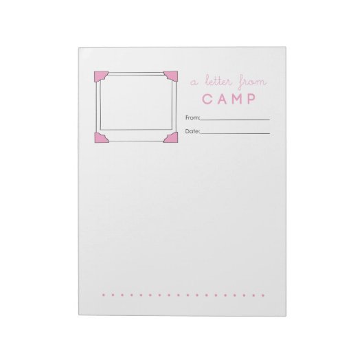 Girl Camp Stationery Camp Letter Notitieblok (Linkerzijde)