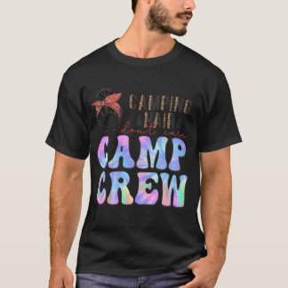 Girl Camping Hair Dont Care Camp Crew boy T-shirt