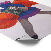 Girl Carrying Giant Skein of Yarn  Poster (Hoek)