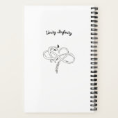 Girl & Cat Notitieboek (Achterkant)