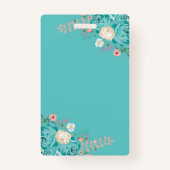 Girl Cave Fun Child Pass Photo Personalizid Badge (Achterkant)