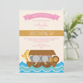 Girl Christening/Baptism Hartelijk dank Kaart (Staand voorkant)