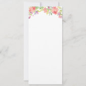 Girl Christening cards Spaans; Bautismo Español Kaart (Achterkant)