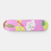 Girl Colorful Skateboard (Horizontaal)