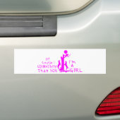 GIRL COON HUNTING BUMPERSTICKER (Op auto)