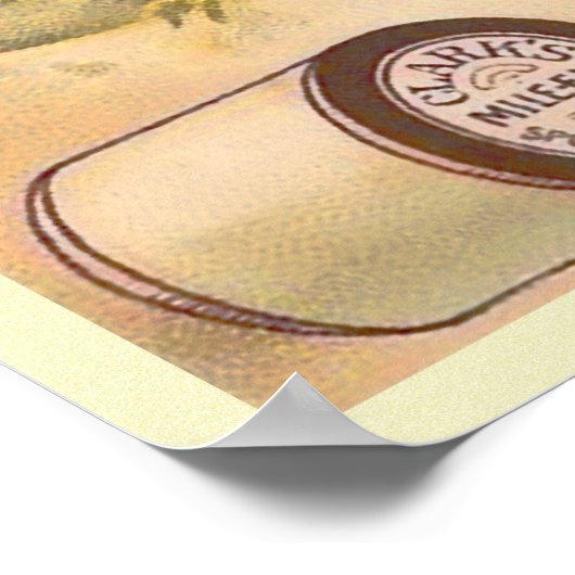  Girl Cotton Thread Advertisement Poster (Hoek)